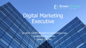 Digital Marketing Executive Candidate of the month