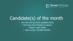 Candidate of the month Two newly qualified accountants available in south Wales