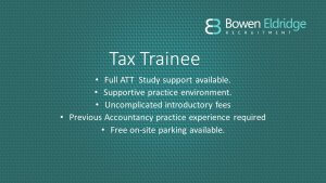 Tax Trainee