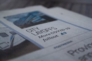 Newspaper article of job cuts redundancy information for candidates employees recruitment agency cardiff